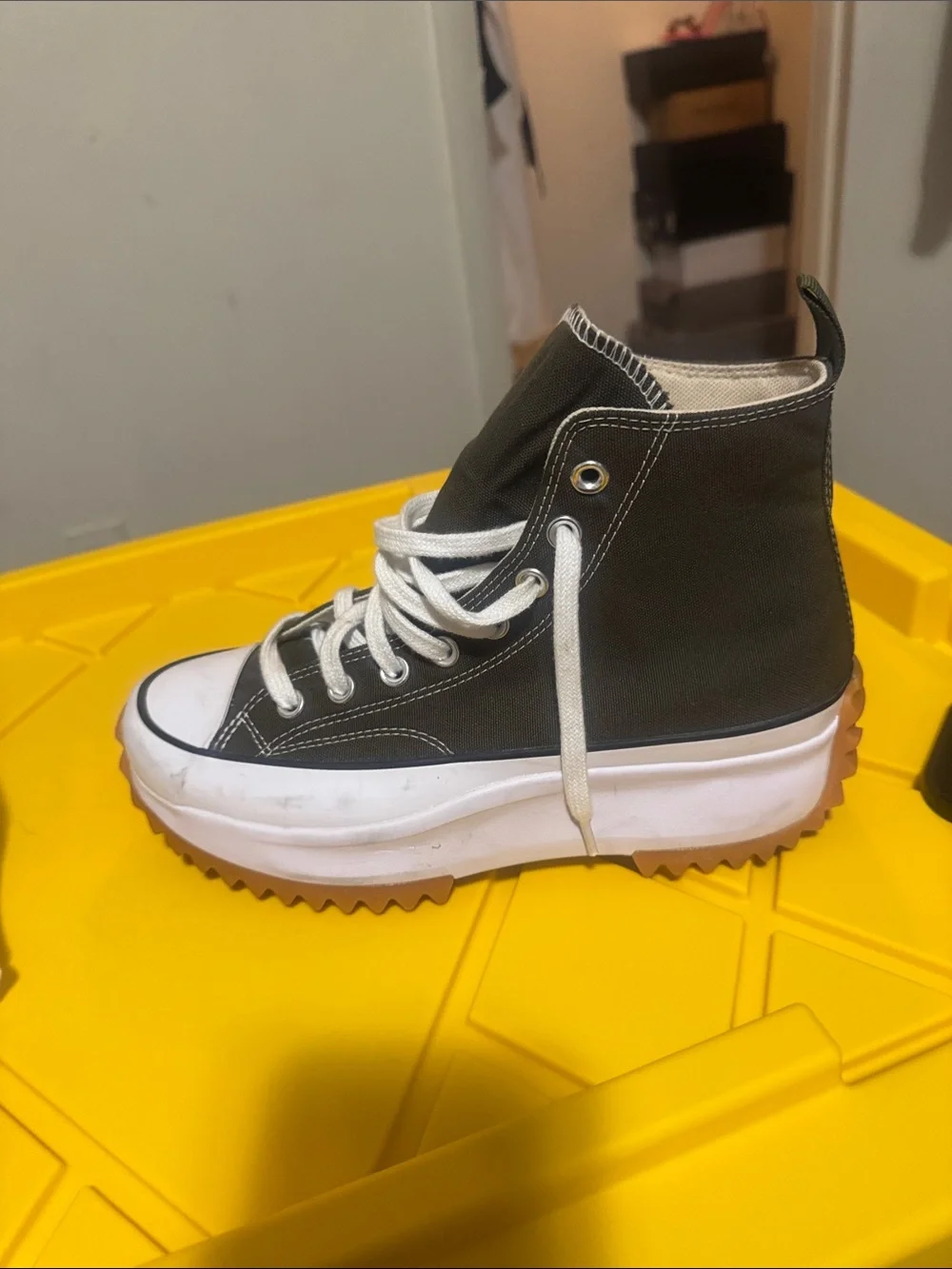 Converse green canvas